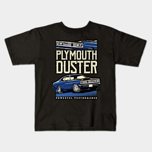 Retro 1970 Plymouth Duster Kids T-Shirt